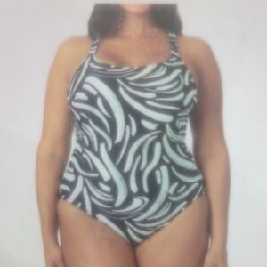 (NEW) Hurley|Swim|Hurley Women's 4 Way Stretch One Piece UPF Swimsuit 2X⛱️.